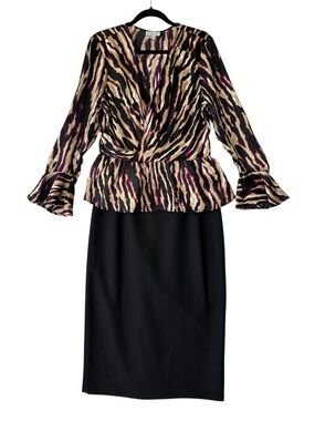 Sofia by Sofia Vergara Top and Le Suit Maxi Skirt Outfit Set